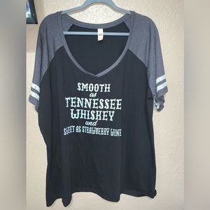Super soft 4xl v-neck Tennessee Whiskey t-shirt
